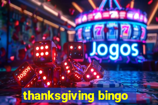 thanksgiving bingo